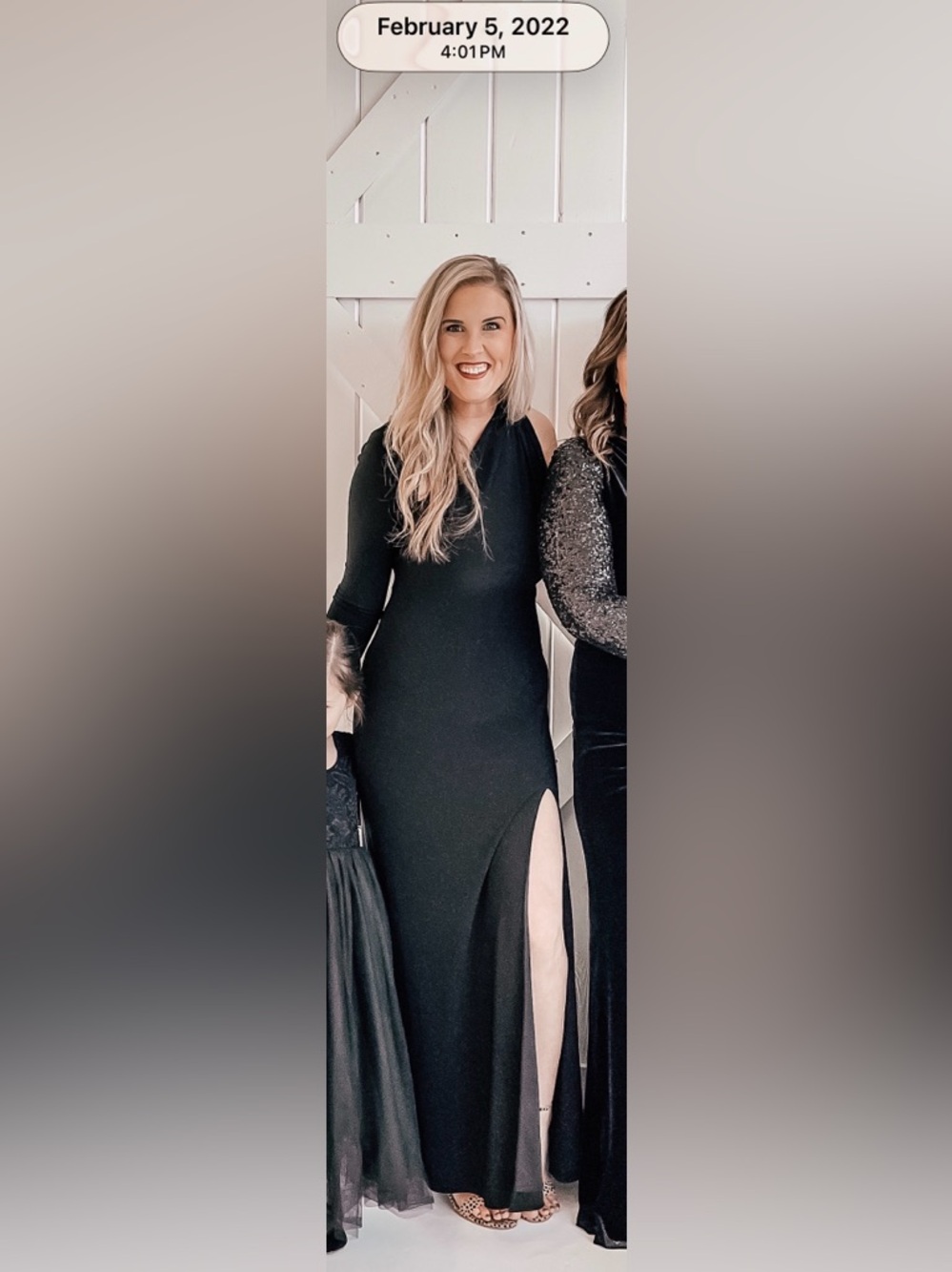 Betsy Adam Black Formal dress - Picture 3 of 3